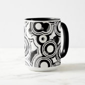 tasse à café cercles abstraits (Devant droit)