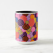tasse à café cercles psychédéliques (Centre)