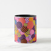 tasse à café cercles psychédéliques (Centre)