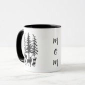 Tasse à café Cerf dans la forêt (Devant gauche)