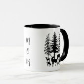Tasse à café Cerf dans la forêt (Devant droit)