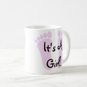 Tasse à café C'est une fille (Devant droit)