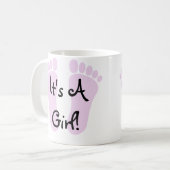 Tasse à café C'est une fille (Devant gauche)
