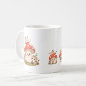 Tasse à café Champignon Mignon & Chatons – Cotonna (Devant gauche)