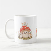 Tasse à café Champignon Mignon & Chatons – Cotonna (Gauche)