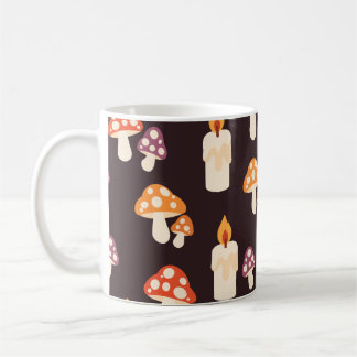 Tasse à café Chandelles et Champignons
