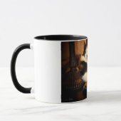 Tasse à café 'Chat calico a pris votre souris' (Gauche)