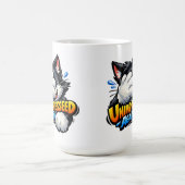Tasse à café Chat Drôle et Imperturbable - Bureau (Centre)