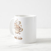 Tasse à café Chat Mignon | Cadeau drôle Juste une (Devant gauche)