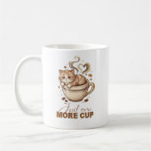 Tasse à café Chat Mignon | Cadeau drôle Juste une (Gauche)