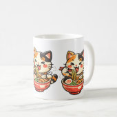 Tasse à café chat mignon drôle | Mug humour pour a (Devant droit)