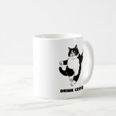 Tasse à café Chat Noir Impertinent – Rappel de Pau (Devant droit)