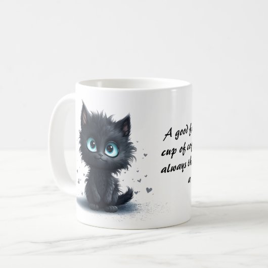 Tasse à café chaton (Devant gauche)