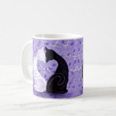 Tasse à café Chats Romantiques (Devant gauche)