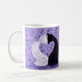 Tasse à café Chats Romantiques (Gauche)