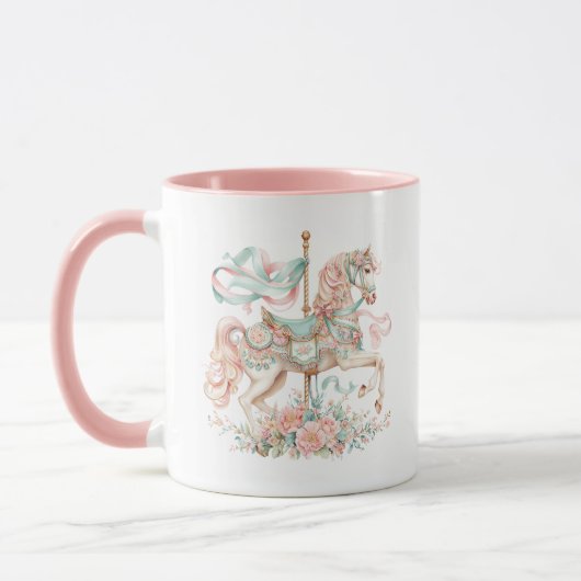 Tasse à café Cheval de carrousel (Gauche)