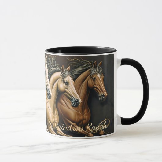 Tasse à café chevaux (Droite)