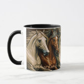 Tasse à café chevaux (Gauche)