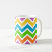 tasse à café chevron de printemps (Devant droit)