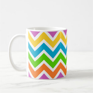 tasse à café chevron de printemps