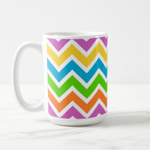 tasse à café chevron de printemps