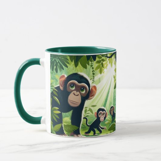 Tasse à café Chimpanzé (Gauche)