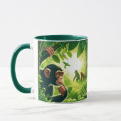 Tasse à café Chimpanzé (Gauche)
