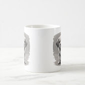 Tasse à café Chiot Mignon (Centre)