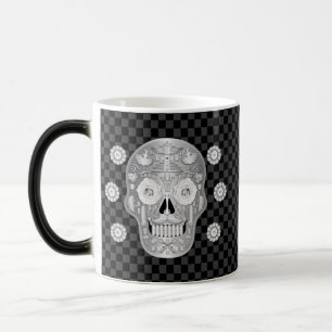 Tasse à café Chrome Calavera (Rose Blanche)