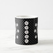 Tasse à café Chrome Calavera (Rose Blanche) (Centre)