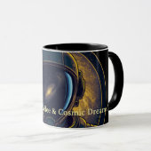 Tasse à café circulaire vectorielle astronaute Gal (Devant droit)