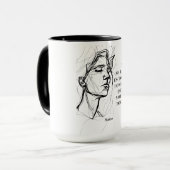 Tasse à café citation espagnole résiliente (Devant gauche)