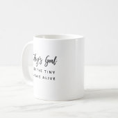 Tasse à café Citation Maman Mère Moderne Chic Drôl (Devant gauche)
