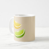 Tasse à café Citron & Lime Citrus Cadeau (Devant gauche)