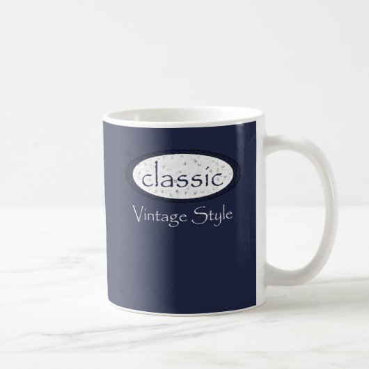 tasse à café classique à deux tons (Droite)