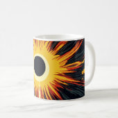 tasse à café classique avec design soleil (Devant droit)