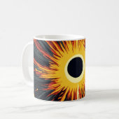 tasse à café classique avec design soleil (Devant gauche)