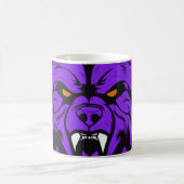 tasse à café classique avec design visage tigre (Centre)