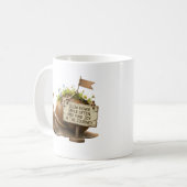 Tasse à café classique avec escargot mignon et cit (Devant gauche)