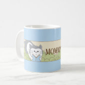 Tasse à café classique "Blue Cat Mommy's Sippy Cup (Devant gauche)