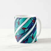 Tasse à café classique "L'amour est compliqué" (Devant droit)