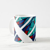 Tasse à café classique "L'amour est compliqué" (Devant gauche)