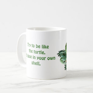 Tasse à café classique Tortue