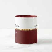 Tasse à café Classy Executive Swag de couleur bord (Centre)