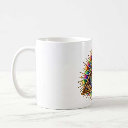 Tasse à café Cobalt Sun Eye (Gauche)