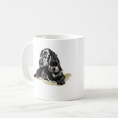 Tasse à café Cocker Spaniel, Cadeau pour maman de (Devant gauche)