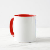 TASSE À CAFE COEUR ARC-EN-CIEL (Devant gauche)