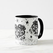 Tasse à café Coeur Van Gogh Style (Devant droit)