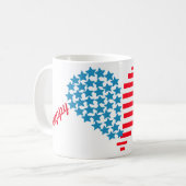 Tasse à café coeurs du 14 juillet (Devant gauche)