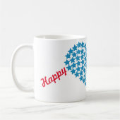 Tasse à café coeurs du 14 juillet (Gauche)